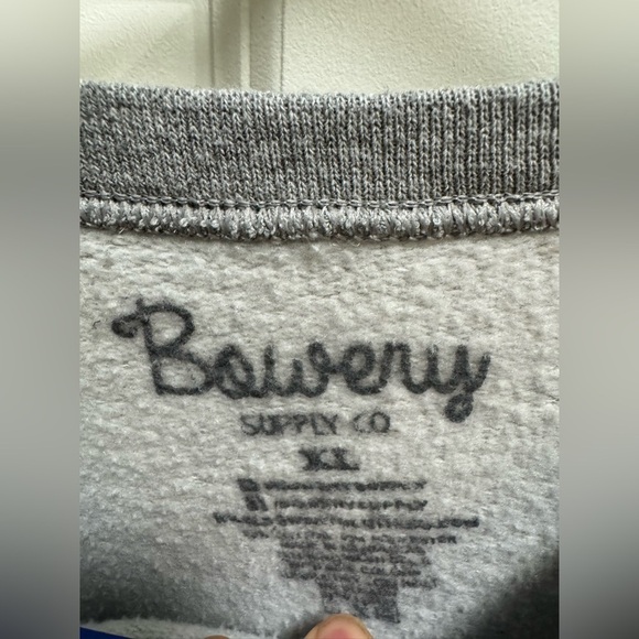 Mens Bowery Supply Co. Crewneck Sweatshirt - Picture 3 of 3